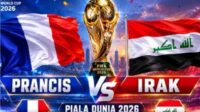 Prediksi Prancis vs Irak: Les Bleus Bidik Tiket Lolos Grup Piala Dunia 2026