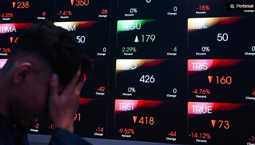 Pasar Saham Indonesia Berdarah! IHSG Anjlok Tajam, Aksi Jual Saham Bank Tak Terbendung