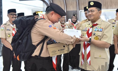 wali kota jambi lepas 51 kontingen pramuka ke jambore daerah 2026, ini pesannya wali kota jambi lepas 51 kontingen pramuka ke jambore daerah 2026, ini pesannya