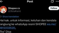 waspada modus cs palsu di media sosial, incar pengguna yang suka mengeluh online
