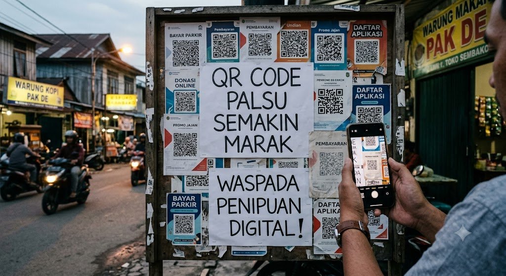 QR Code Palsu Semakin Marak QR Code Palsu Semakin Marak