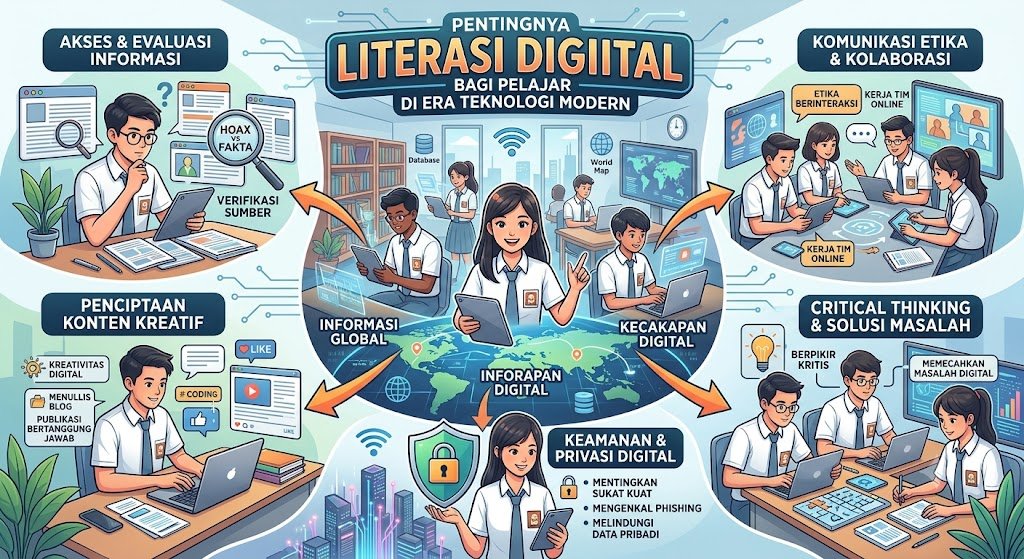Pentingnya Literasi Digital bagi Pelajar di Era Teknologi Modern