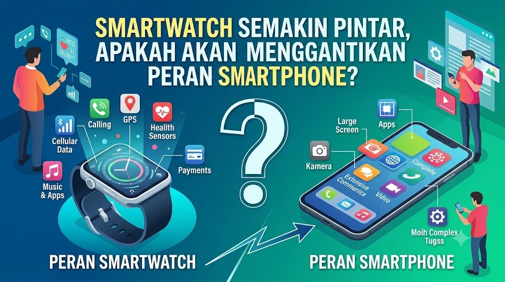Smartwatch Semakin Pintar, Apakah Akan Menggantikan Peran Smartphone?