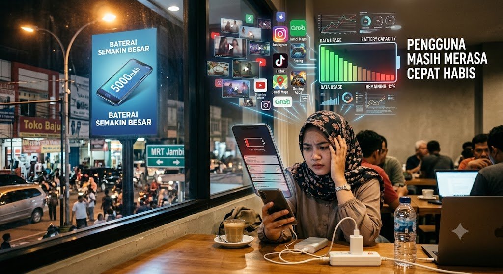 Baterai Gadget Semakin Besar, Pengguna Masih Merasa Cepat Habis
