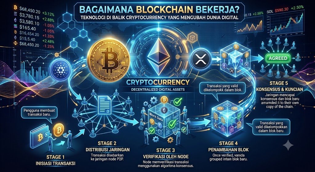 Teknologi di Balik Cryptocurrency yang Mengubah Dunia Digital