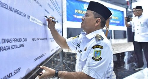 pemkot dan polresta jambi teken komitmen bersama, perangi geng motor dan kriminalitas remaja