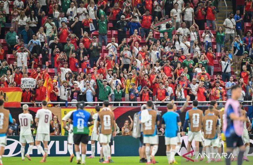 Spanyol Belum Mau Terlena! De la Fuente Ingatkan La Roja Fokus Total Hadapi Belgia di Perempat Final Spanyol Belum Mau Terlena! De la Fuente Ingatkan La Roja Fokus Total Hadapi Belgia di Perempat Final