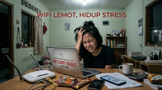 Stress Karna Wifi Lemot