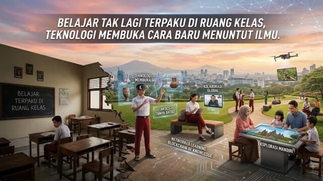 Belajar Tak Lagi Terpaku di Ruang Kelas