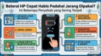 Baterai HP Cepat Habis Padahal Jarang Dipakai? Ini Beberapa Penyebab yang Sering Terjadi