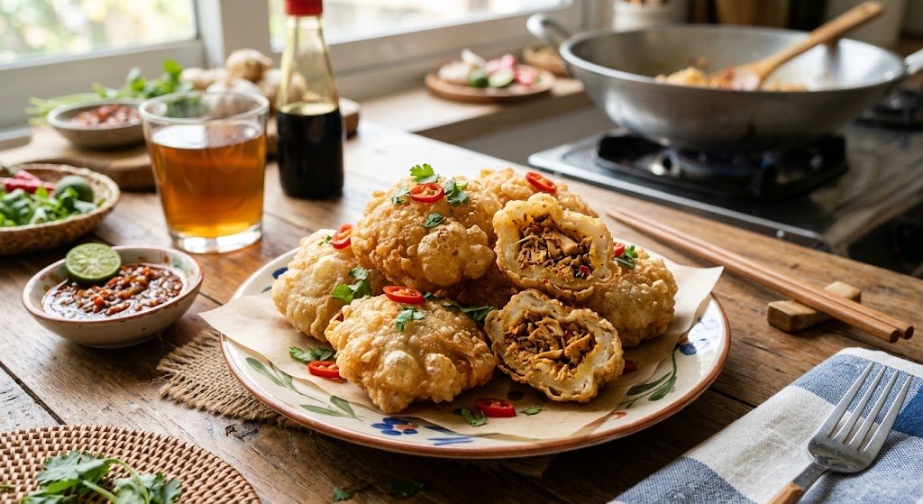Cireng Crispy Isi Ayam Pedas