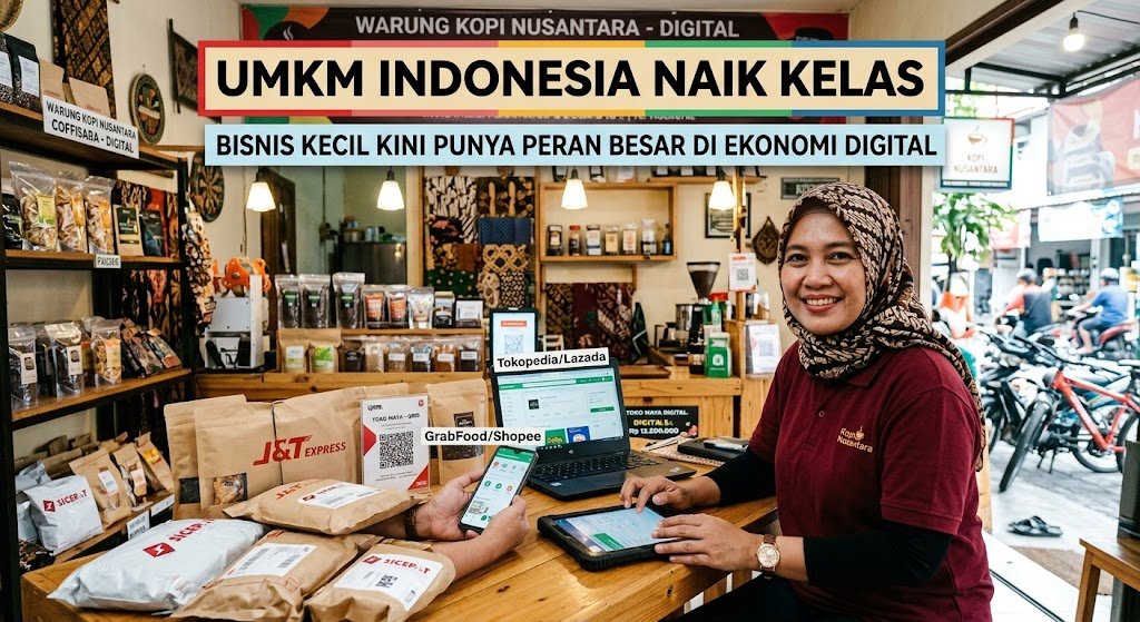 UMKM Indonesia Naik Kelas, Bisnis Kecil Kini Punya Peran Besar di Ekonomi Digital