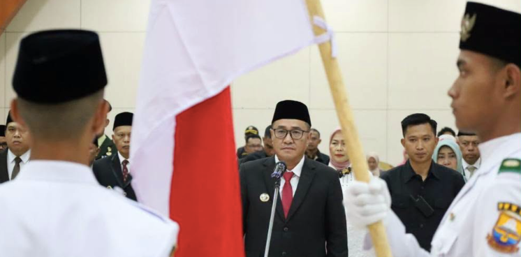 Wako Alfin Kukuhkan 30 Anggota Paskibraka Kota Sungai Penuh Tahun