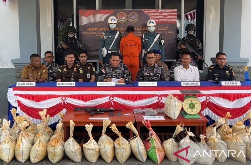 TNI AL Ungkap Penyeludupan Pasir Timah Senilai Rp1,3