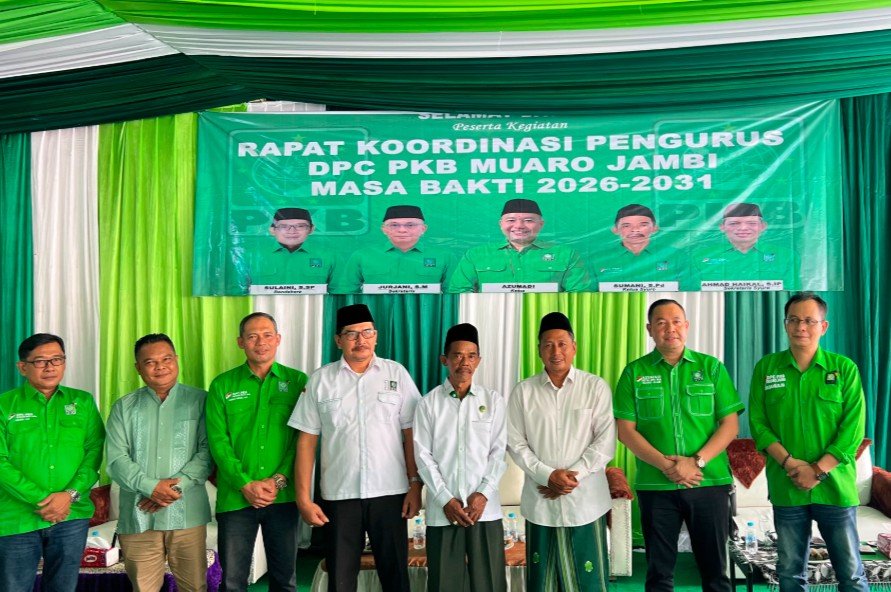 Rapat Koordinasi DPC PKB Muaro Jambi, Bujang Zuar: Membesarkan PKB Sudah Ada di Hati Saya