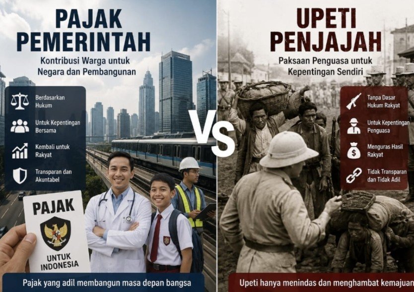 Tajuk Rencana: Pajak Pemerintah vs Upeti Penjajah