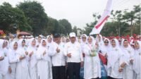 Wagub Sani Lepas Pawai Pembangunan, Bentangkan Semangat Kemerdekaan dari Taman Putri Pinang Masak ke Rumah Dinas Gubernur Jambi
