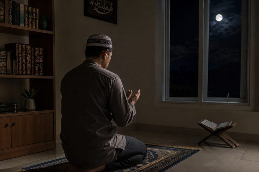 Ibadah Tengah Malam Terbaik: Panduan Shalat Tahajud, Witir, Zikir, dan Doa yang Menenangkan Hati