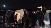Tabrakan Beruntun, Empat Orang Tewas