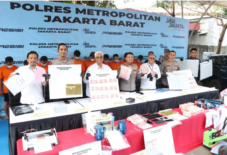 11 Sindikat Produsen dan Pengedar Uang Palsu Ditangkap