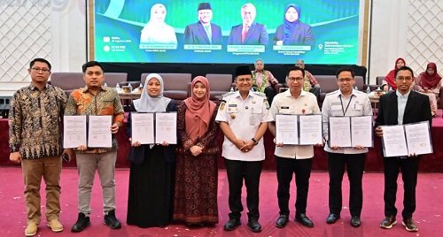 wali kota maulana dorong kolaborasi internasional iaima jambi dan kptm malaysia untuk tingkatkan mutu sdm