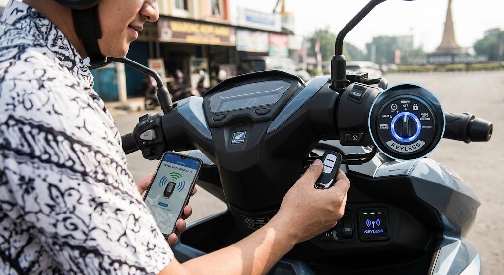 Fitur Keyless Pada Motor
