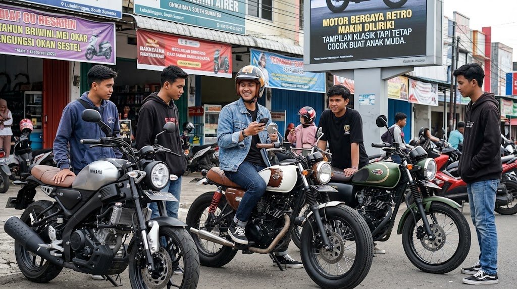 Motor Bergaya Retro Makin Dilirik, Tampilan Klasik tapi Tetap Cocok Buat Anak Muda
