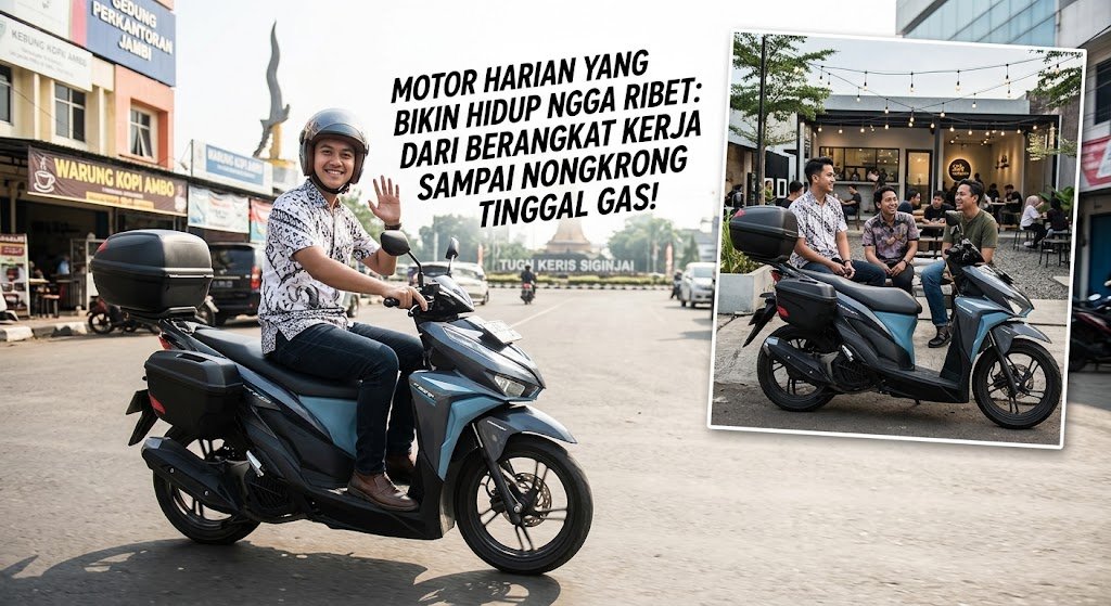 Motor Harian yang Bikin Hidup Nggak Ribet, Dari Berangkat Kerja sampai Nongkrong Tinggal Gas