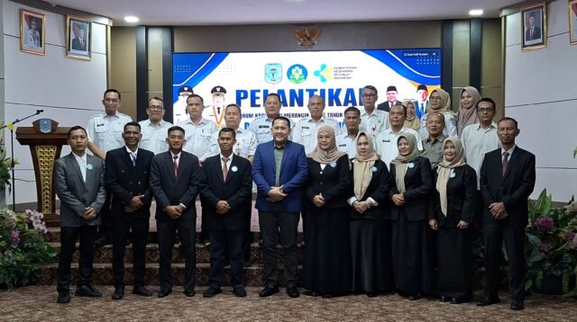 Bupati Merangin, H. M. Syukur, secara resmi melantik jajaran pengurus Forum Merangin Sehat (Kabupaten/Kota Sehat) Periode 2026–2028 di Aula Rumah Dinas Bupati Merangin, Rabu (2/9/2026). 