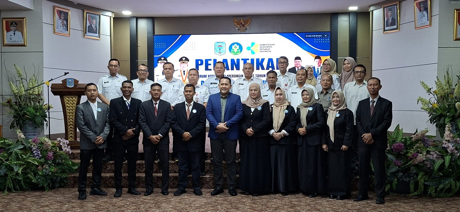 Bupati Merangin, H. M. Syukur, secara resmi melantik jajaran pengurus Forum Merangin Sehat (Kabupaten/Kota Sehat) Periode 2026–2028 di Aula Rumah Dinas Bupati Merangin, Rabu (2/9/2026). 