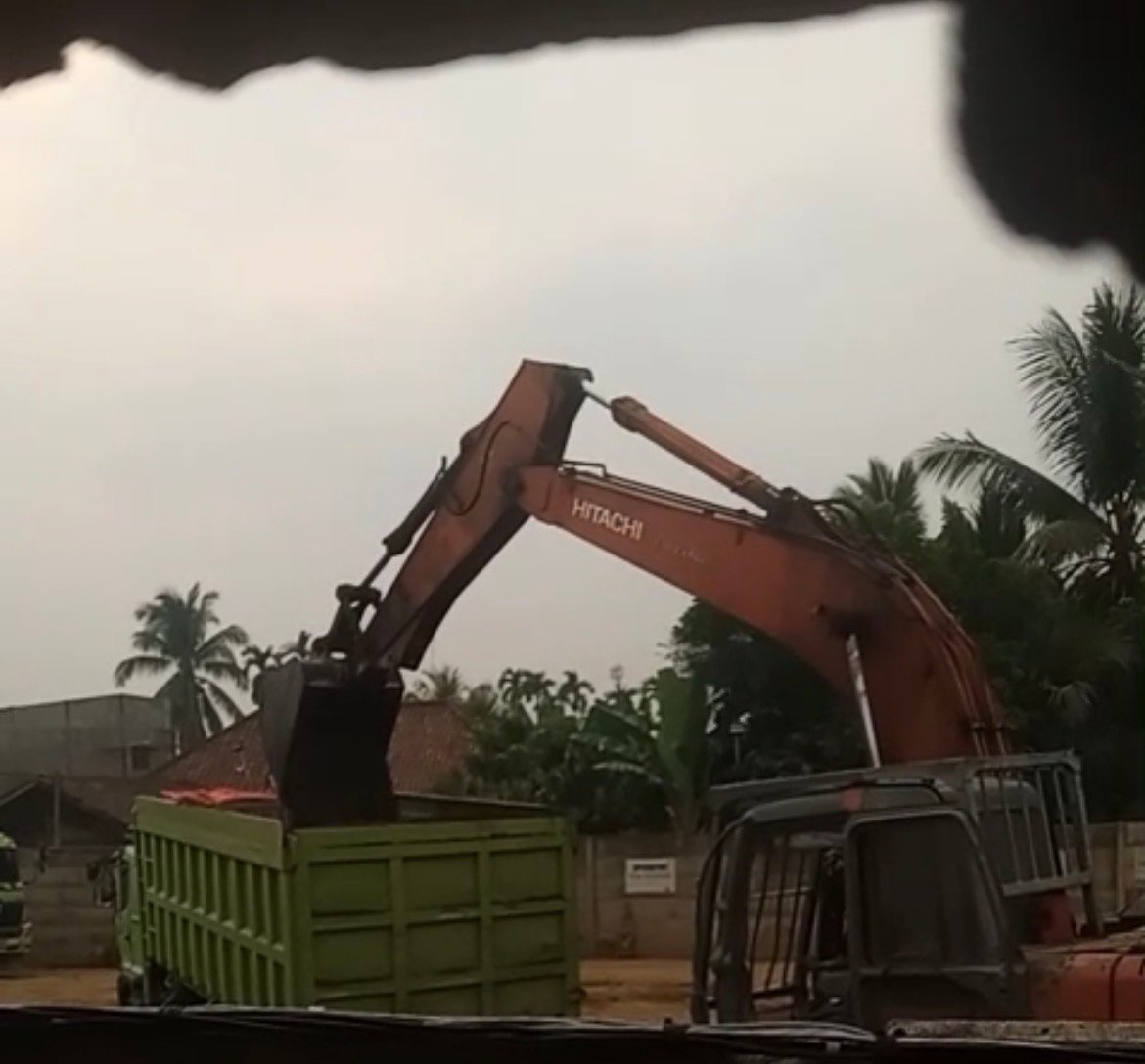 Stockpile Pasir CV Lintas Makmur Sejahtera