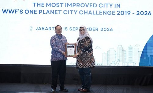 kota jambi raih penghargaan bergengsi wwf, komitmen aksi iklim diakui tingkat nasional