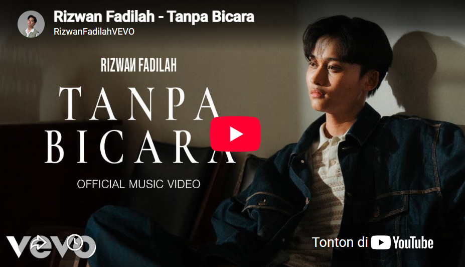 lagu tanpa bicara rizwan fadilah
