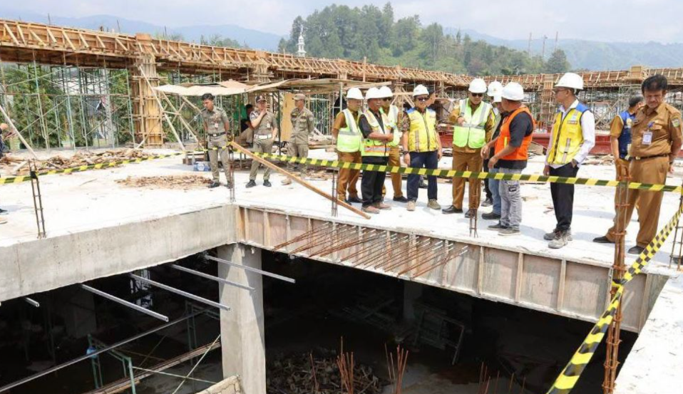 Pembangunan Pasar Sungai Penuh Target Rampung Akhir Oktober