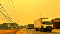 Langit Muaro Jambi Menguning, ISPU 340 Masuk Level Berbahaya Langit Muaro Jambi Menguning, ISPU 340 Masuk Level Berbahaya