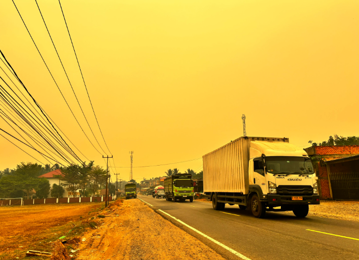 Langit Muaro Jambi Menguning, ISPU 340 Masuk Level Berbahaya