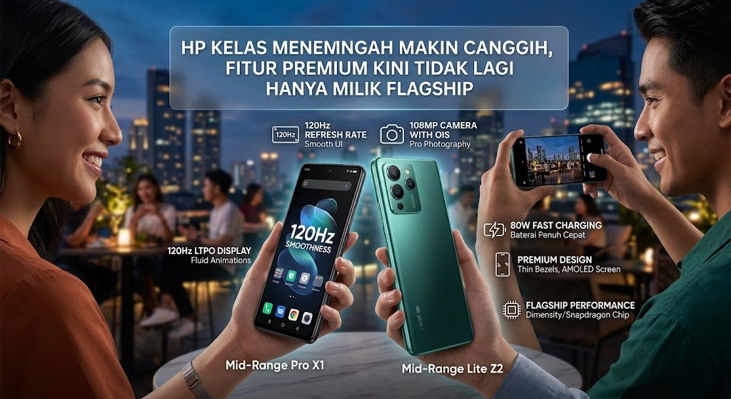 HP Kelas Menengah Makin Canggih