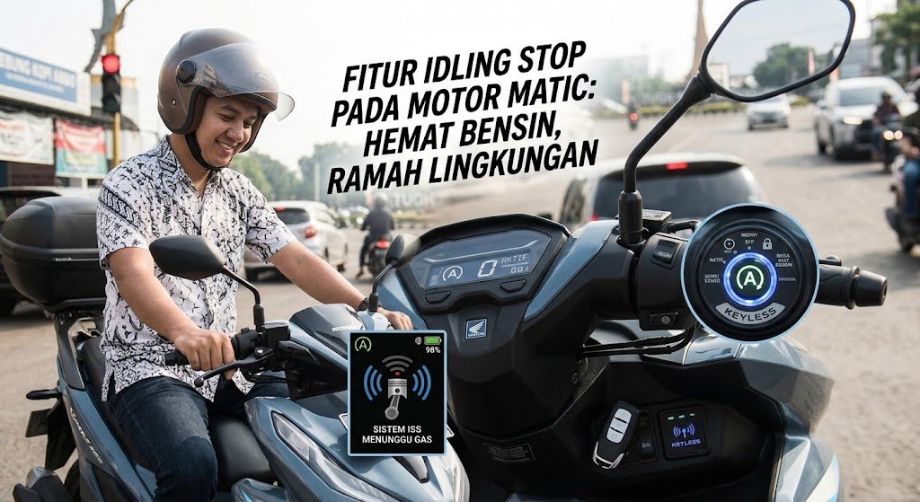 Fitur Idling Stop pada Motor Matic