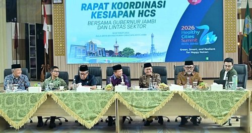 dampak kabut asap, pemkot jambi usulkan penundaan healthy cities summit 2026