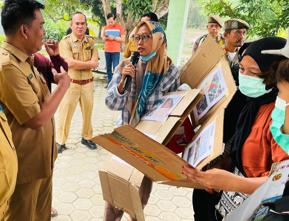 desak penutupan stockpile pasir