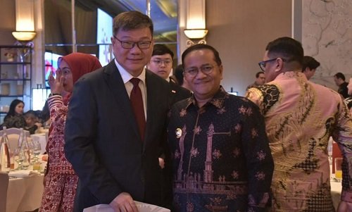 hadiri resepsi diplomatik di jakarta, wali kota jambi pererat kolaborasi dengan singapura