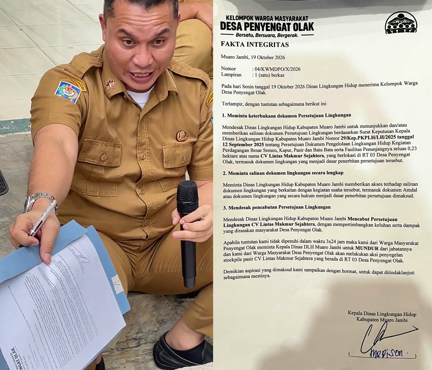 ini isi fakta integritas