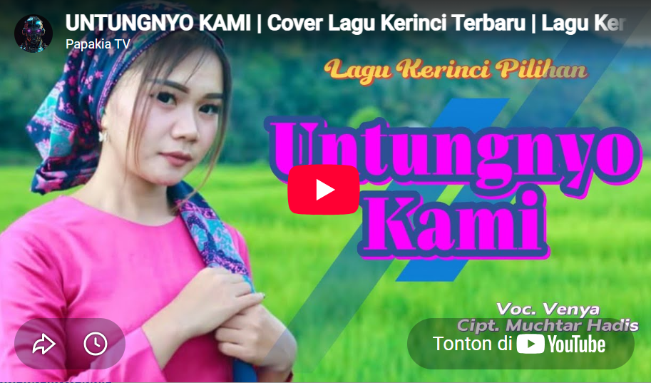 lagu daerah jambi untungnyo kami venya
