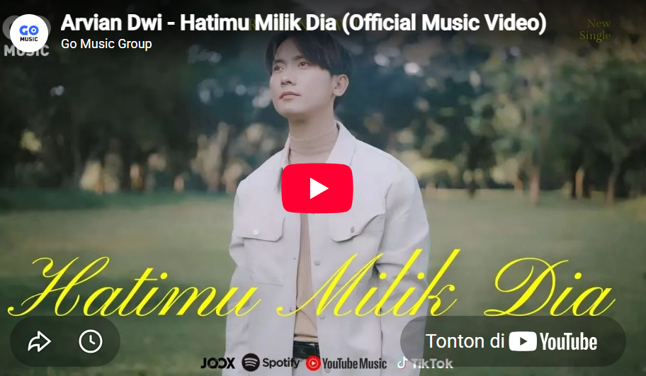lagu hatimu milik dia arvian dwi