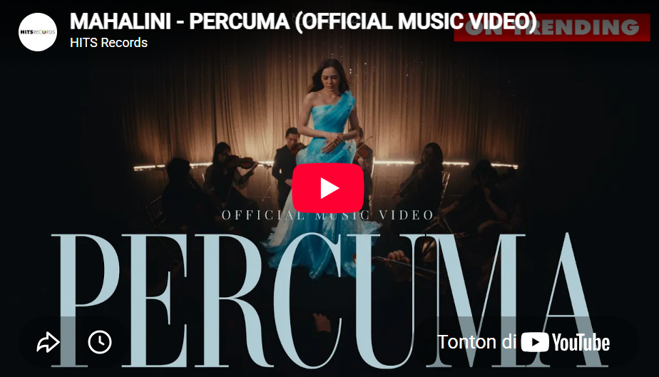 lagu percuma mahalini.