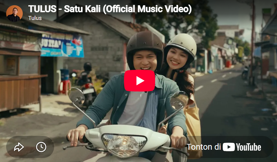 lagu satu kali tulus