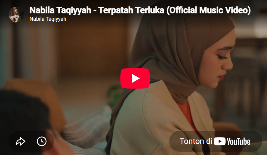 lagu terpatah terluka nabila taqiyyah.