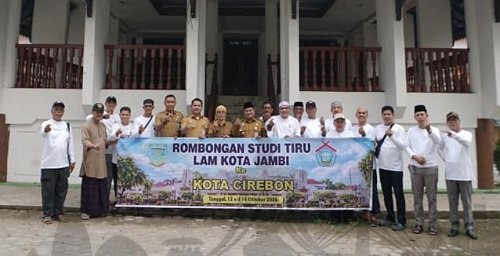 lepas rombongan lam ke cirebon hingga jogja, wali kota jambi dorong regenerasi adat