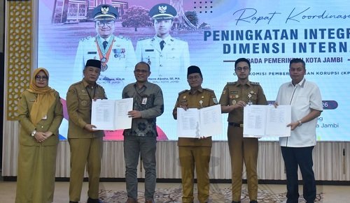 pemkot jambi dan kpk perkuat pencegahan korupsi, fokus pada perencanaan dan penganggaran