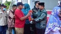sambut muharram 1448 h, wali kota maulana hadiri gebyar muharram dan salurkan santunan di kecamatan kota baru